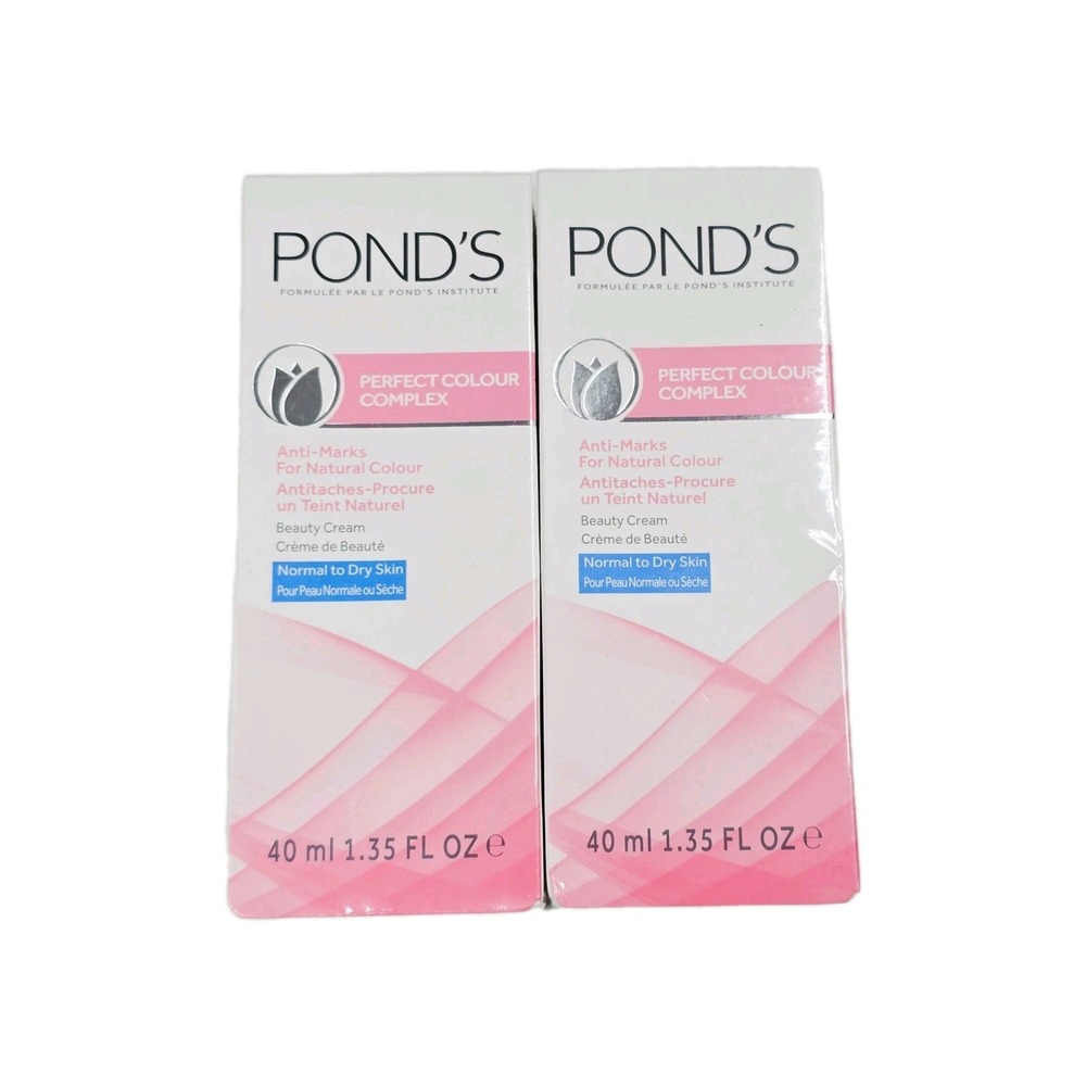 2 POND'S Perfect Colour Complex Anti Marks Beauty Cream Normal‎ To Dry Skin 40ml